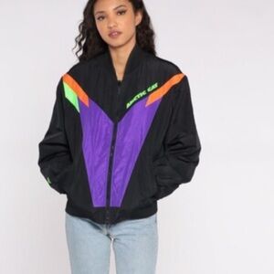 Arctic Cat Vintage Thinsulate Snowmobile Bomber Jacket L Throwback USA Retro